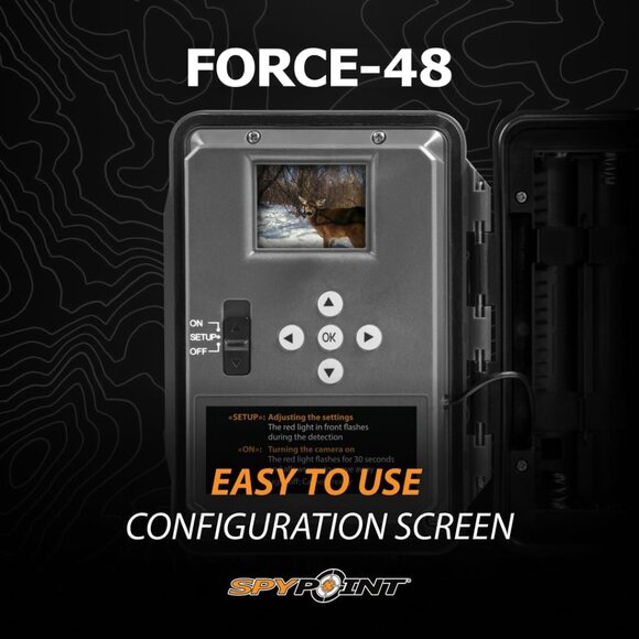 SPYPOINT Force 48 Trail Camera,cellular, 48MP Photo 720p Video w - Picture 3 of 7